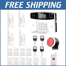 4G GSM Wireless Home Security Alarm System - 99 Zones, SMS Alerts & Remote Co...