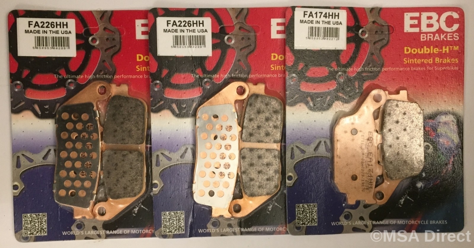 EBC HH Brake Pad Front Left Triumph Street Triple S 660 Brembo Rear 2017 - 2020 - Image 99