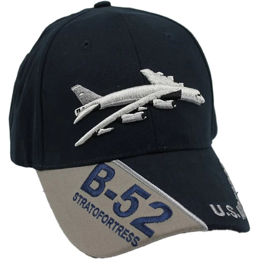 NEW USAF U.S. Air Force B-52 Stratofortress Baseball cap hat. Navy Blue 5830 - Image 2 of 4