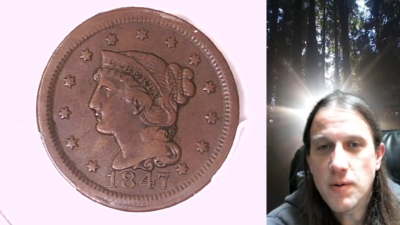 ガーページ 1847 Large Cent Penny PCGS Genuine Bent - VF Detail 44928787 | eBay