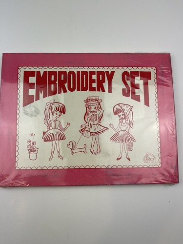 Sosaku Kiddy Embroidery Set Made in Japan Vintage Childs Toy NEW - Picture 8 of 8