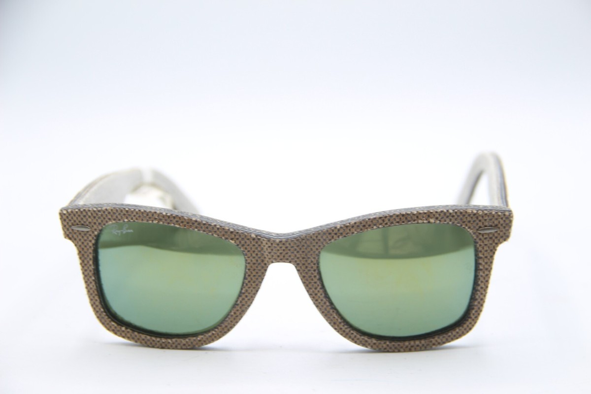 NEW RAY-BAN RB 2140-F 1191/3P DENIM WAYFARER AUTHENTIC