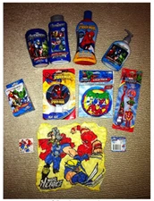 Marvel Avengers Characters Super Hero Squad Kids Bathroom Hygiene Set