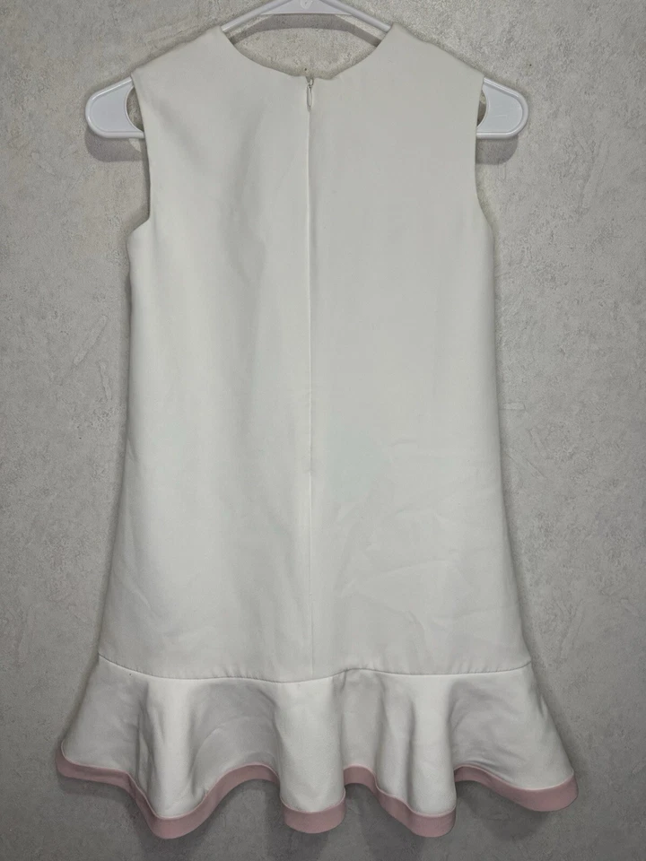 VICTORIA BECKHAM Target 花卉面霜迷你换装连衣裙缎面荷叶边大号 — 第 2/4 张图片