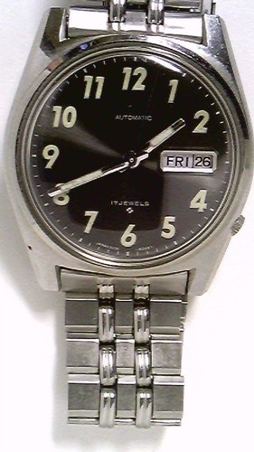 ⏰ 1969~Seiko~Automatique~DX~17 Bijoux~6106-8219~Acier Inoxydable~Montre~RARE~Vintage - Photo 2/12