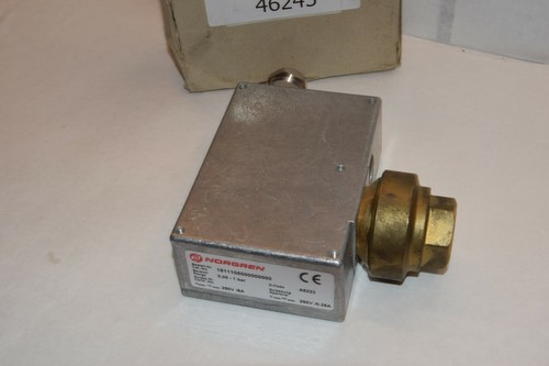 NEW NORGREN 1811105000000000 1811105 0.05-1 BAR 250V 5A PRESSURE SWITCH - Picture 4 of 5