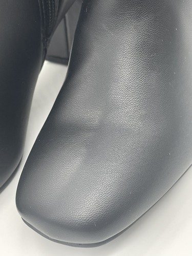 SO Womens Tall BLACK Knee High Boots Sz 8.5 Pancakes 3" Heel 17" Shaft MSRP $70 - Picture 9 of 17