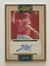 2016 Panini Prime Cuts Base VI Auto Holo Gold /25 Greg Mahle #163