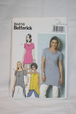 Butterick Sewing Pattern B6058 - Misses Close Fitting Pullover Top - Size 6-14