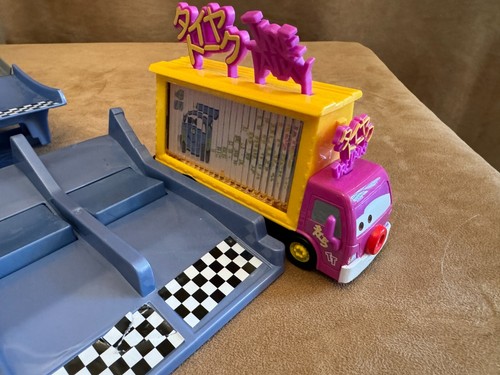 Disney Pixar Cars Photo Finish Raceway Track Set 2011 Allinol play set layout - Picture 2 of 4
