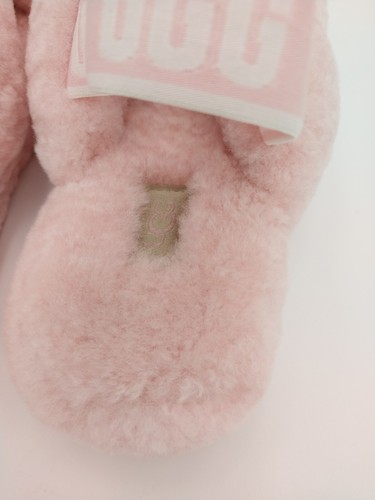 UGG Australia Fluff Yeah Ciabatta da donna con slide, taglia 7 - ROSA - Foto 6 di 8