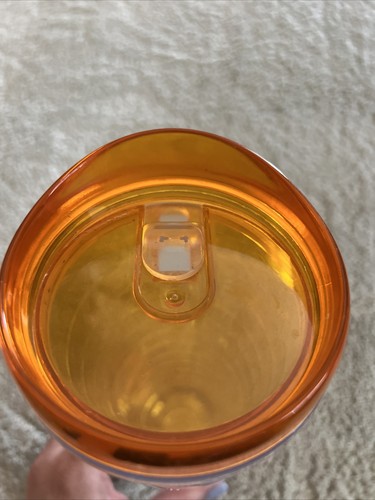 Vaso grande de fútbol americano Tritan 26 Denver Broncos tapa naranja 30 oz - Imagen 3 de 5