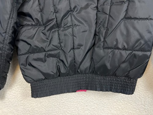 Vintage Ski Jacket Womens Small Sportime Actionwear Puffer Coat Black 80s 90s - Picture 15 of 15