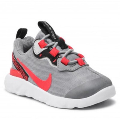 NIKE ELEMENT 55 BABY/TODDLER CK4083 002 SIZE 3C PARTICLE GREY/TRACK RED NEW