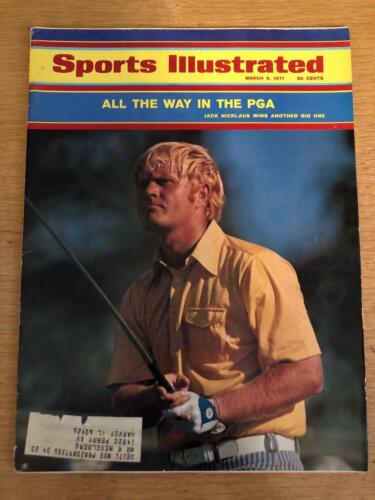 Jack Nicklaus Wins Another PGA Sports Illustrated, March 8, 1971