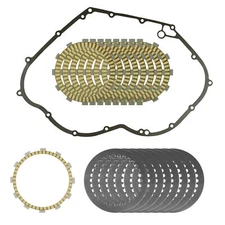 Clutch Friction Steel Plates and Gasket Kit for Yamaha V Star 1300 XVS13 07-17