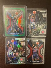 ISAIAH STEWART RC Lot. Green Panini Prizm Prizm Silver Holo Insert Base Prizm