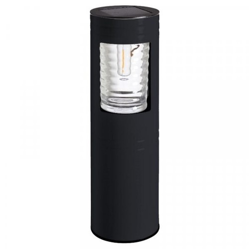 Solar Powered Bollard Lights Large Outdoor Garden LED Lamp Posts 30 Lumens Decor - Picture 5 of 32