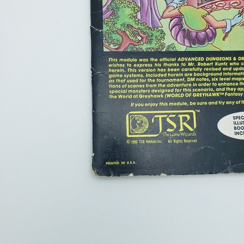 Expedition to the Barrier Peaks AD&D Module S3 1st Ed TSR with Booklet Vintage - Picture 4 of 17