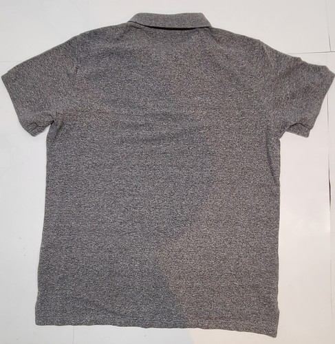 American Eagle Mens Polo Shirt Medium Gray Short Sleeve Standard Fit Casual - Picture 6 of 8
