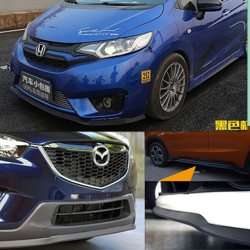 Labio de parachoques delantero de 2,5 M - Protector de barbilla divisor alerón carrocería coche - Imagen 7 de 7