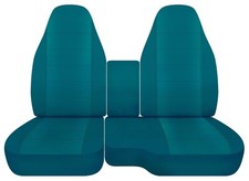 Front Set Car Seat Covers Fits Gmc Sonoma 94-04 Truck 6040 Seat With Console