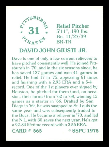 1975 SSPC 417-629 EX-MT/NM Pick From List All PICTURED - Picture 245 of 351