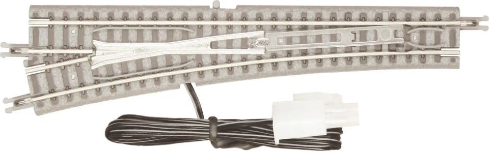 Rokuhan Z gauge R039 CLASSIC Remote turnout (Left hand) + 110mm Trimmed Track - Image 2 of 3