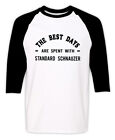 Standard Schnauzer Dog Breed Lover Raglan T Shirt Dog Owner Christmas Gift