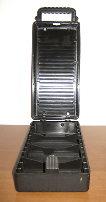 TS MUSIC AUDIO CASSETTE CASE 12-Sitzer - Koffer Container Vintage