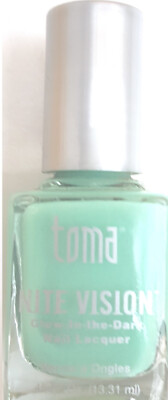 Toma Nagellack Nite Vision leuchtet im Dunkeln NV-1P Markenware Blue Glow