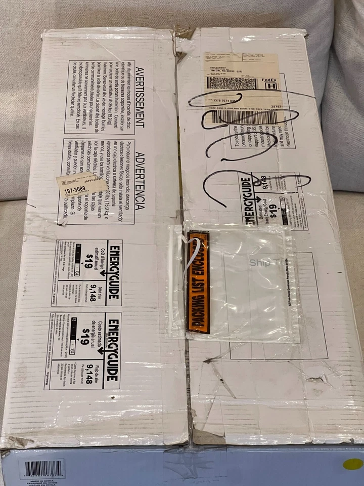 NEW Craftmade Moderne 60" White Ceiling Fan w/LED Light - White Blades (MOD60W4) - Image 3 of 4