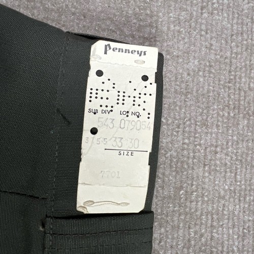 Vintage 60s Penneys Big Mac Oxhide Cloth Workwear Pants Mens 33x30 USA Made NOS - Picture 8 of 10