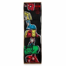 Disney Store Marvel Men's Sock Set 7 pairs New Iron Man Captain America Hulk