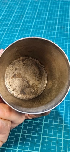 Antigua taza de peltre Kaiser Wilhelm II, Felsenstein y Mainzer - Imagen 7 de 9