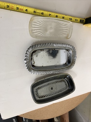 Vintage Irvingware Chrome Covered Butter Dish - Picture 6 of 7