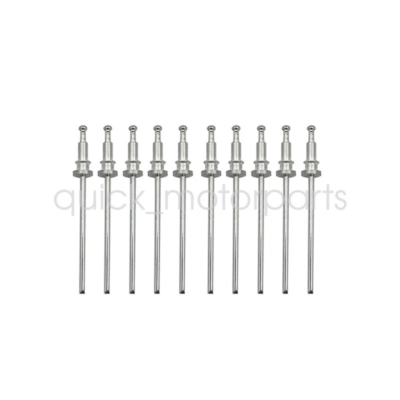 For GMC Chevy Window Trim Clip Molding Spot Weld Pin Stud Rivet In Studs 10pcs - Image 2 of 4