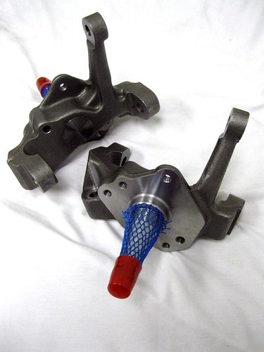 1935 40 Ford Bolt On Mustang II Power Front End Suspension 2" Drop Black Wilwood - Bild 7 von 12