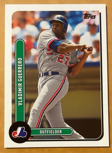 2021 Topps Brooklyn Collection Vladimir Guerrero Base Card #24 Montréal Expos - Picture 1 of 2