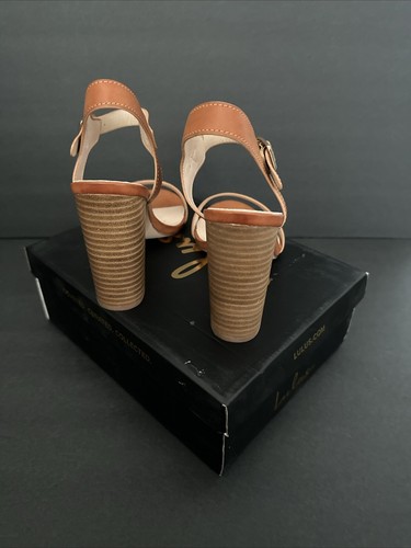 LULUS Dauphine Natural High Heel Sandals Woman Size 9 - Picture 4 of 10