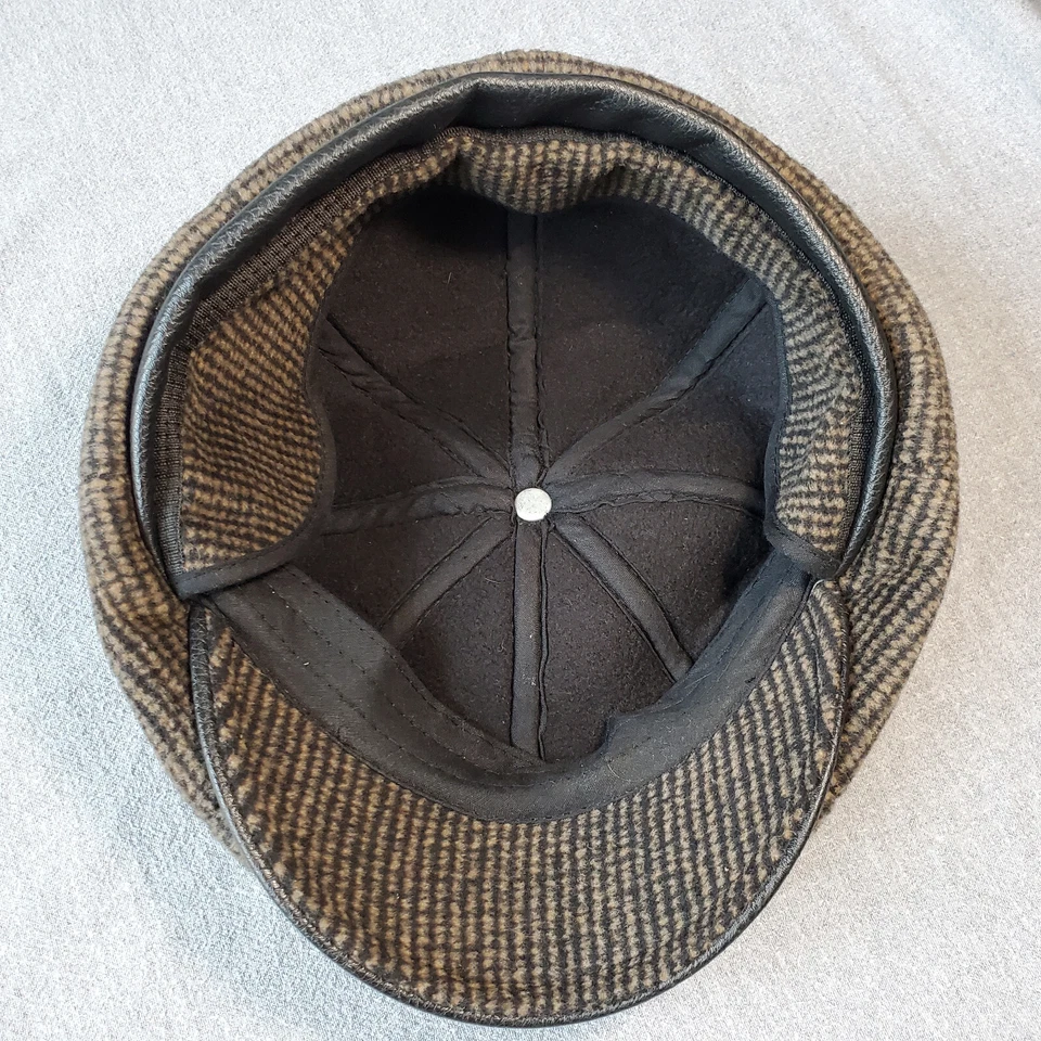 Gorra de Newsboy para Hombre Sombrero De Colección Gatsby Ivy Plano Conducción Golf Estilo Foto 4 de 4