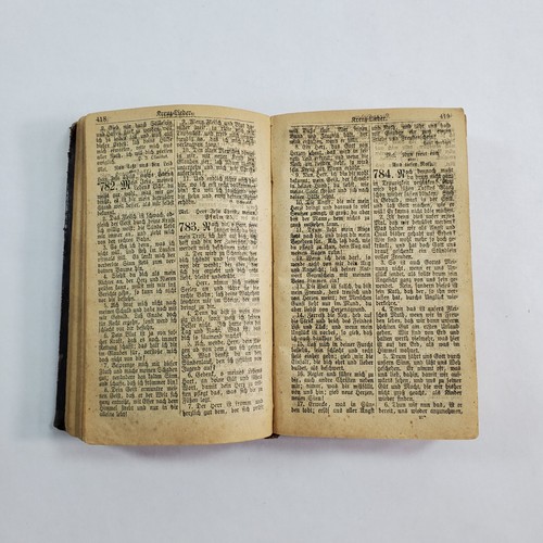 1872 German Lutheran Evangelical Congregation Church Hymn Book - Picture 6 of 9