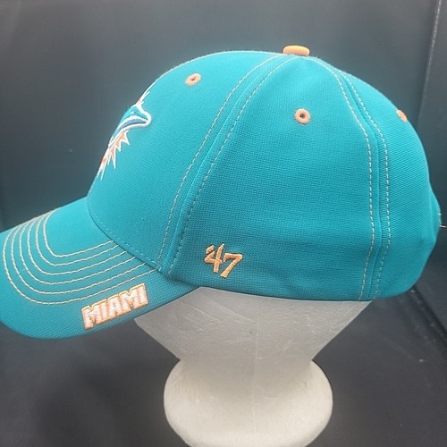 Cappello Strapback Regolabile Miami Dolphins NFL '47 Marca Aqua NFL Team Apparel - Foto 4 di 18