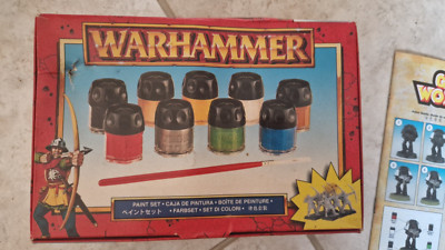 Warhammer Fantasy Bretonnian Paint Set - KOMPLETT - 1999 - siehe Zustand