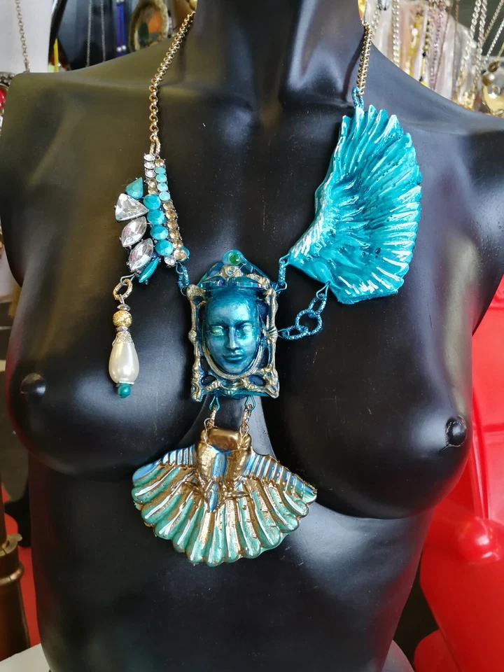 Dream Catcher Eagle Infinity Jewelry Necklace Luxury Pendant Charm Crystal Pearl - Image 4 of 4