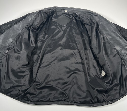 Preston & York Women's Genuine Pig Skin Leather Jacket, Black Size L - Picture 6 of 14