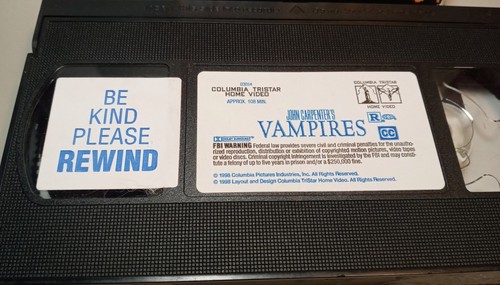 John Carpenter's Vampires (VHS, 1999, James Woods - Picture 4 of 4