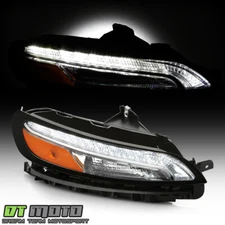 For 2014-2018 Jeep Cherokee [ White LED DRL ] Parking Light Signal Passenger