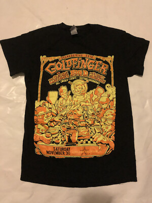 Goldfinger Skanksgiving 2019 Suicide Machines Big D Planet Smashers Tshirt Small