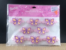 Vintage 8 Barbie Barrettes, Party Express COMB SHIP 1 PER MULT